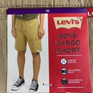 Levi’s Boys Cargo Shorts Tan Size 10